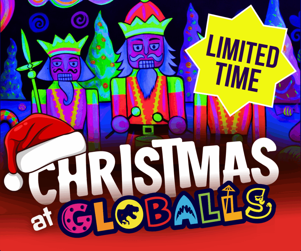 Christmas mini golf event in Brighton