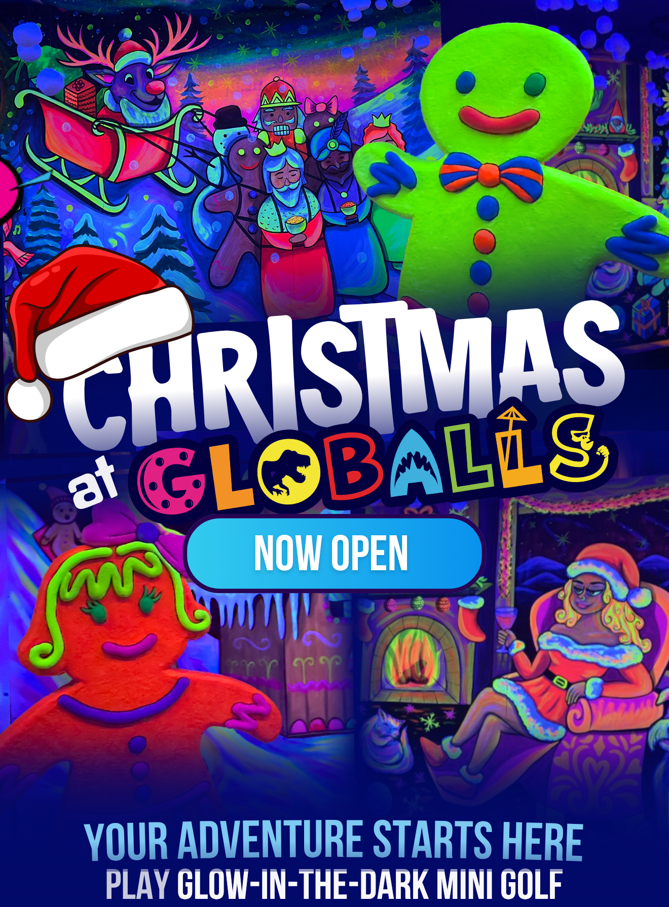 Christmas Mini Golf Event. This is the best thing to do in Brighton this Christmas.